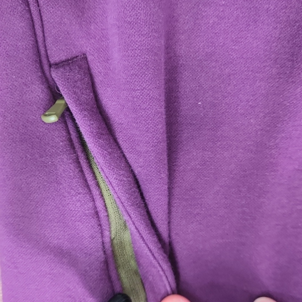 Fabletics Violet 1/4 Zip High Collar Sweatshirt - Picture 3 of 4